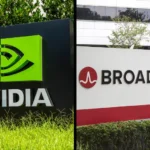 Nvidia vs Broadcom AI stock comparison chart
